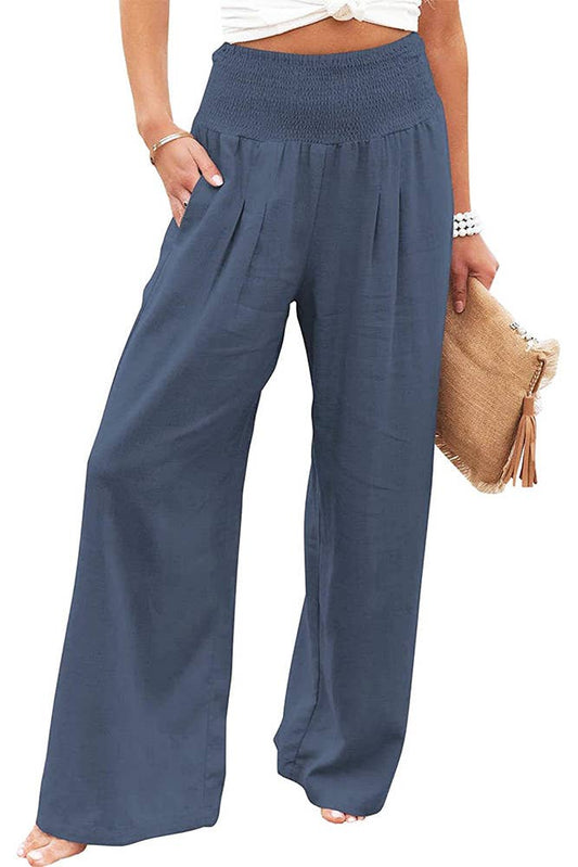 High Waist Wide Leg Pants