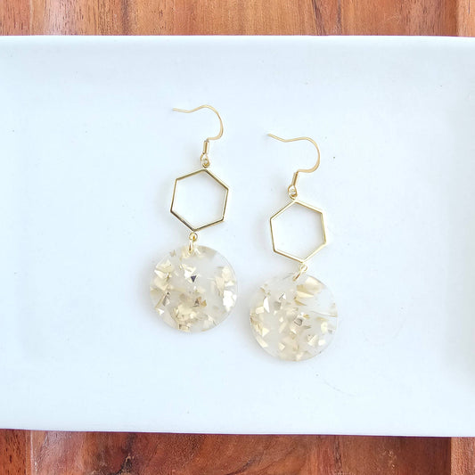 Gold Flake Layla Earrings