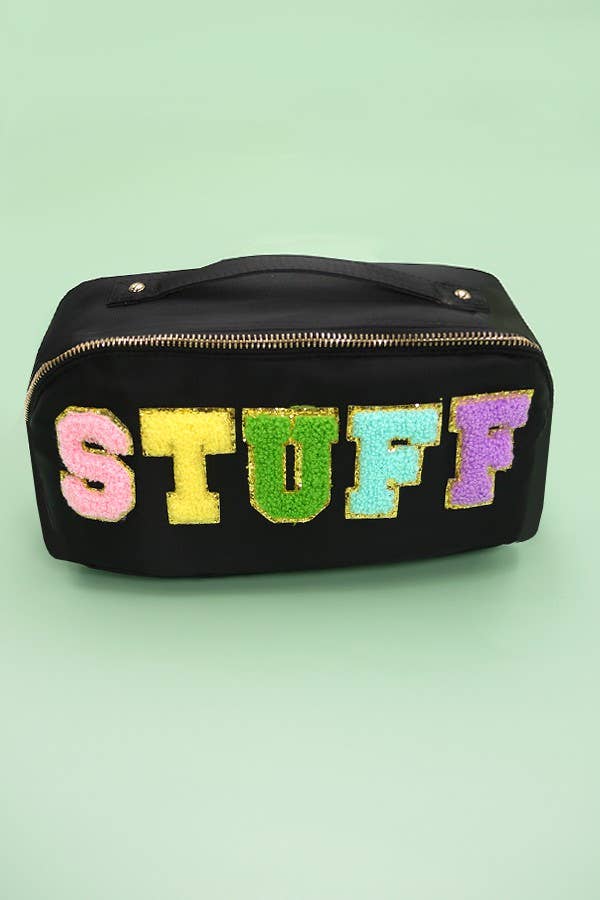 Large Stuff Open Flat Cosmetic Bag