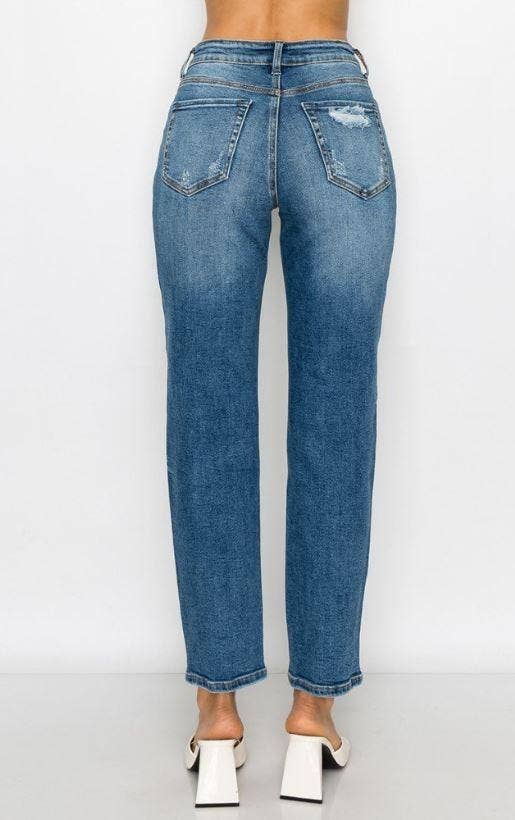 Stretch Slim Straight Jeans