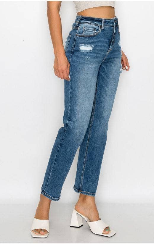 Stretch Slim Straight Jeans