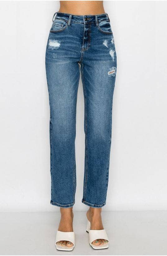 Stretch Slim Straight Jeans